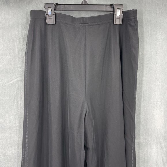 🔥6 FOR $25!🔥Flawed Tadashi - Elegant Black Wide-Leg Pants -flawed - Picture 7 of 9
